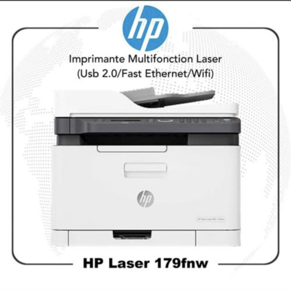 HP Laser 179fnw Imprimante multifonction laser (USB 2.0/Fast Ethernet/Wifi)