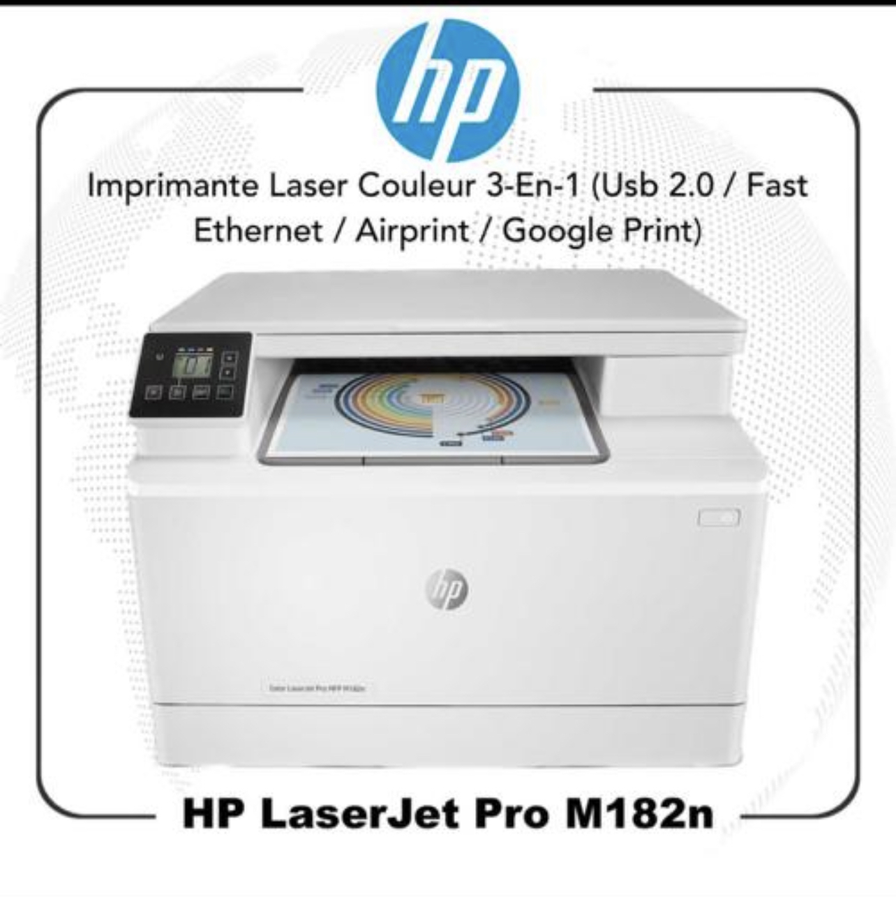 HP LaserJet Pro M182n Imprimante laser couleur 3-en-1 (USB 2.0 / Fast  Ethernet / AirPrint / Google Print) Imprimante multifonction Avis HP  LaserJet